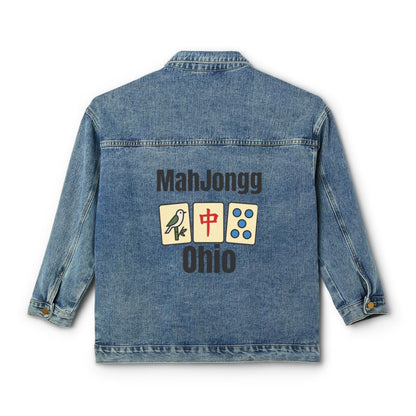 Mah Jongg Women's Denim Jacket - Ohio - For Mah Jongg Player