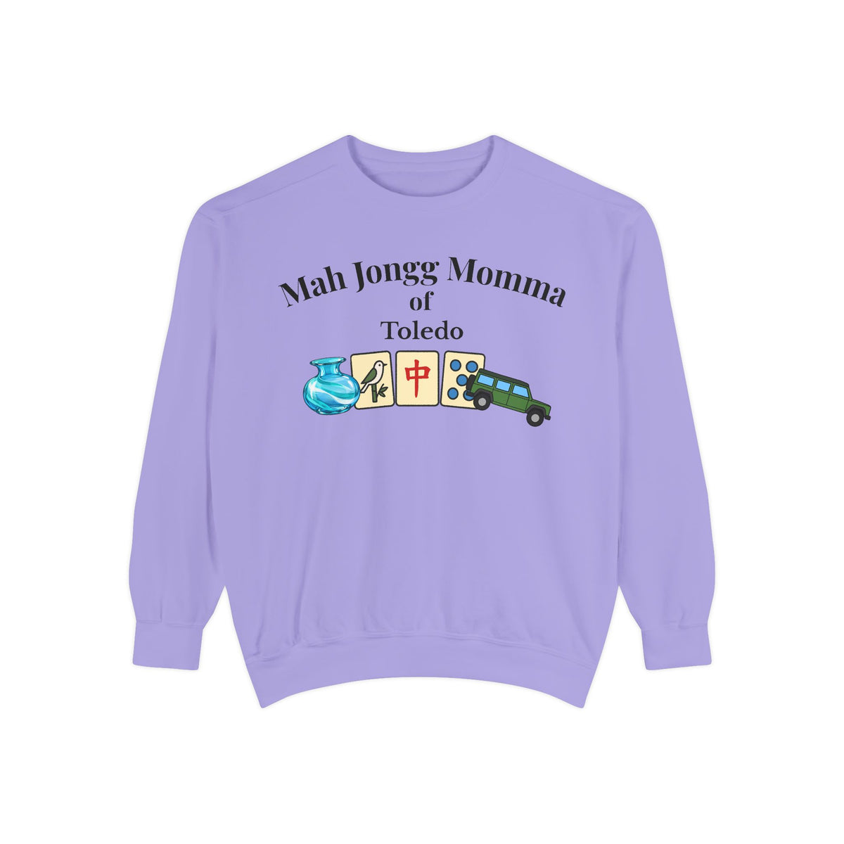 Mah Jongg of Toledo Crewneck Sweatshirt - Mahjong Tournament Sweatshirt
