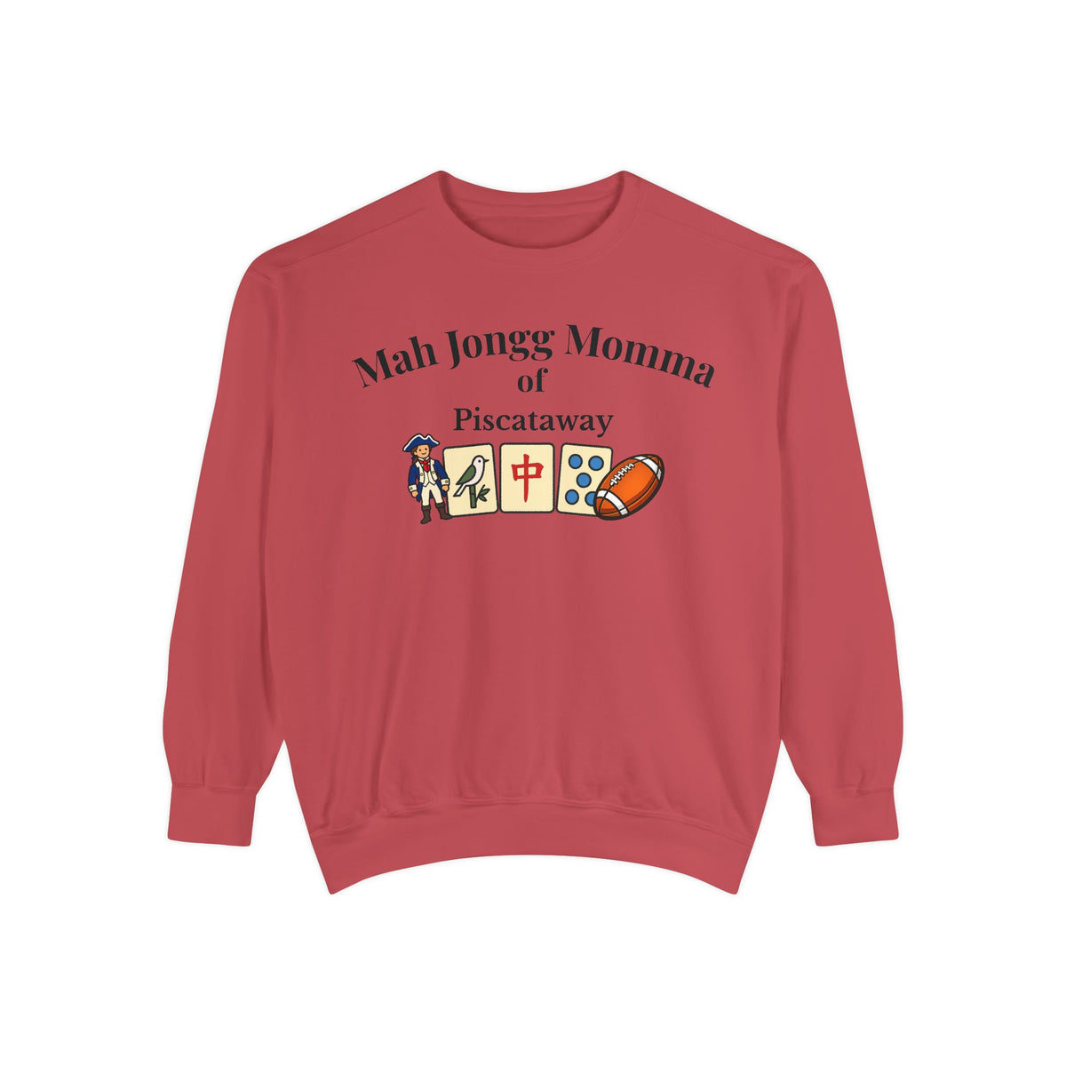 Mah Jongg Piscataway of Baltimore Crewneck Sweatshirt - Mahjong Tournament Sweatshirt