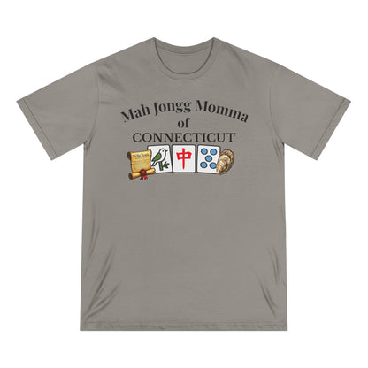 Connecticut Mah Jongg Momma T-Shirt - Mahjong Tiles - for Mah Jongg Game Day