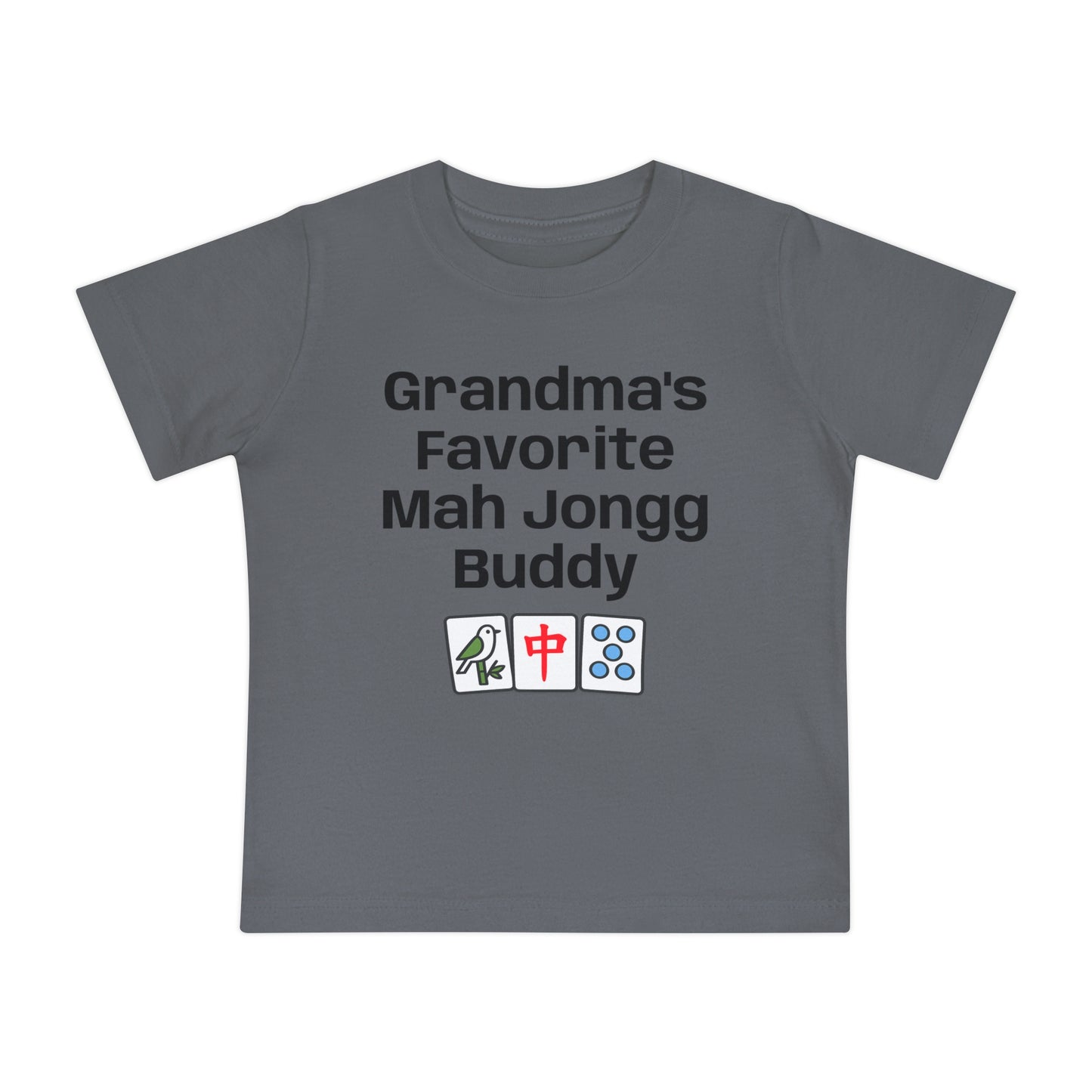 Grandma's Favorite Mah Jongg Buddy T-Shirt - Cute Mahjong Infant Tee