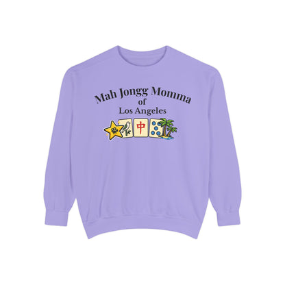 Mah Jongg Momma of Los Angeles Crewneck Sweatshirt - Mahjong Tournament Sweatshirt