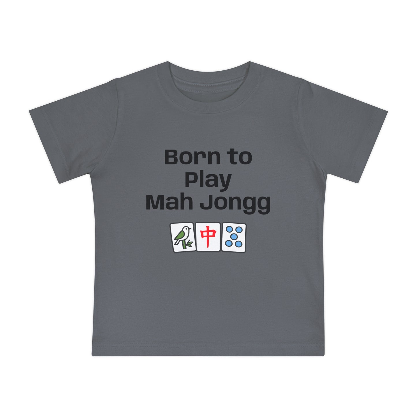 Born To Play Maj Jongg T-Shirt - Cute Mahjong Infant Tee
