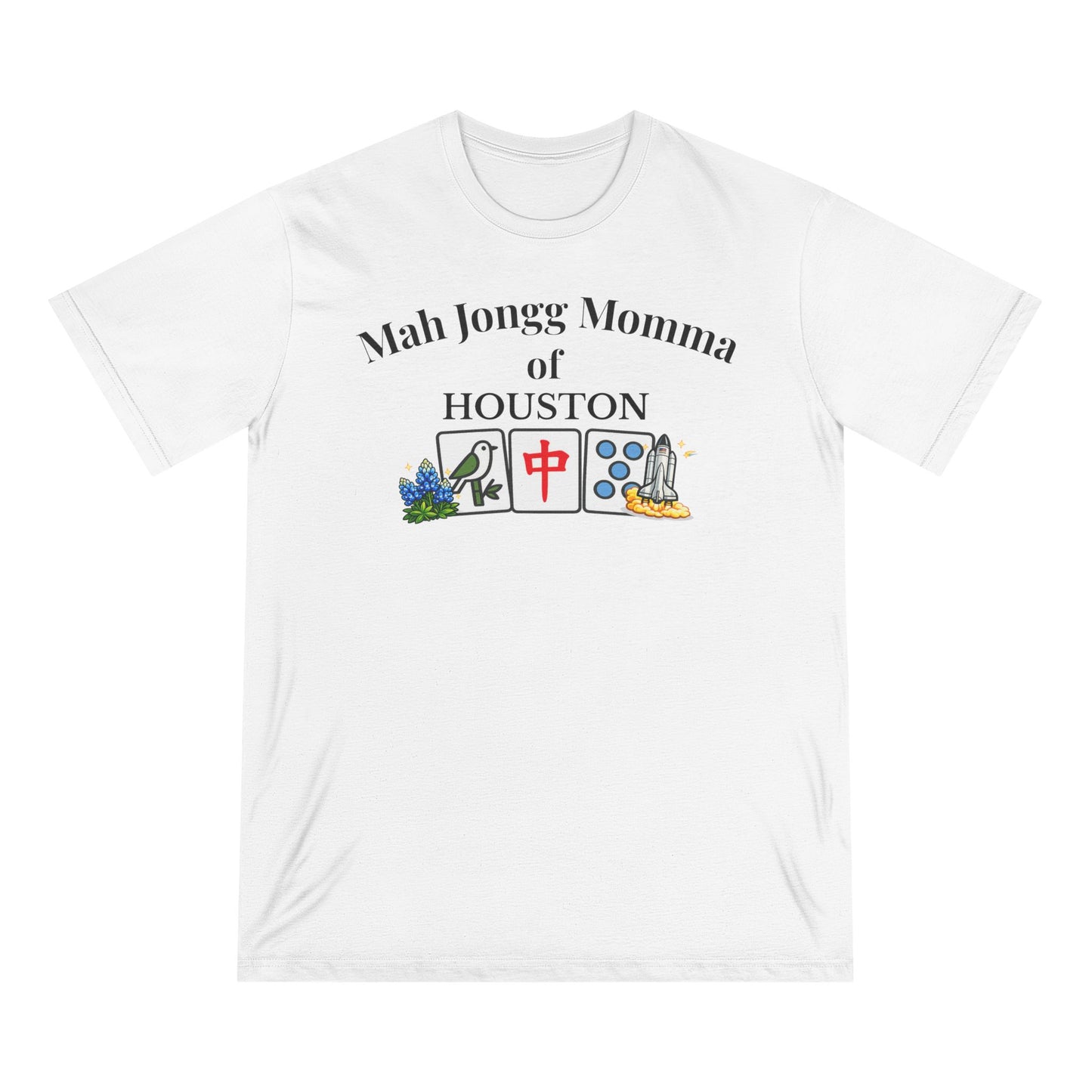 Houston Mah Jongg Momma T-Shirt - Mahjong Tiles - for Mah Jongg Game Day