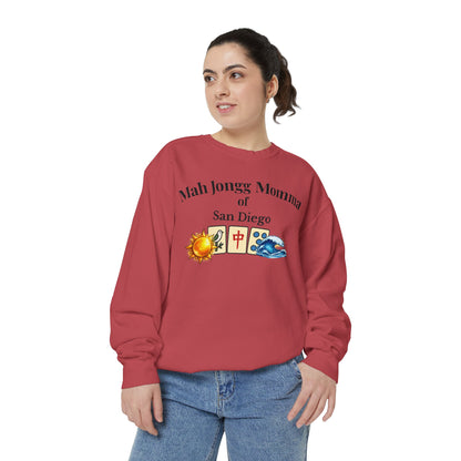 Mah Jongg Momma of San Diego Crewneck Sweatshirt - Mahjong Tournament Sweatshirt