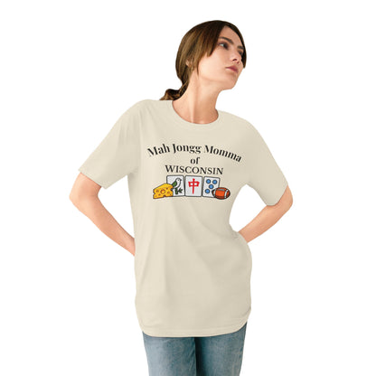 Wisconsin Mah Jongg Momma T-Shirt - Mahjong Tiles - for Mah Jongg Game Day