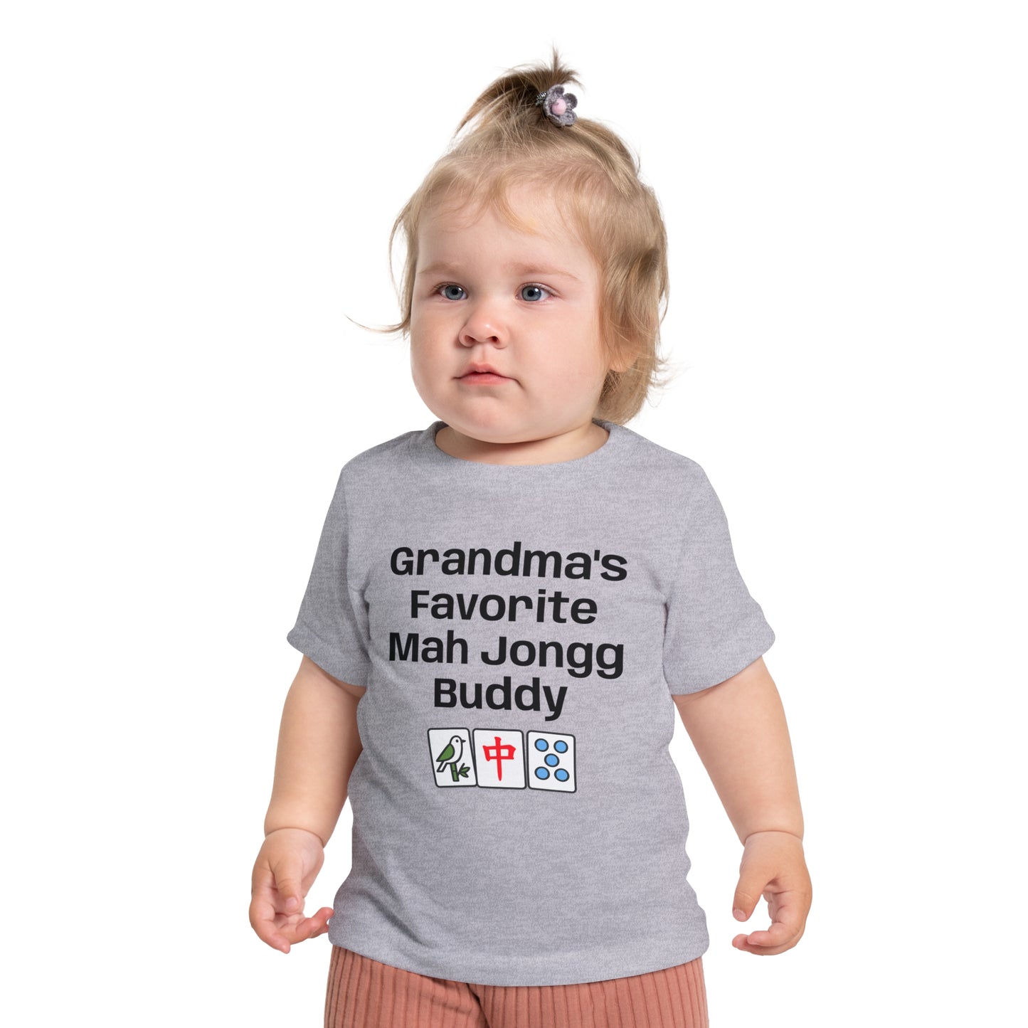 Grandma's Favorite Mah Jongg Buddy T-Shirt - Cute Mahjong Infant Tee