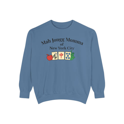 Mah Jongg Momma of New York City Crewneck Sweatshirt - Mahjong Tournament Sweatshirt