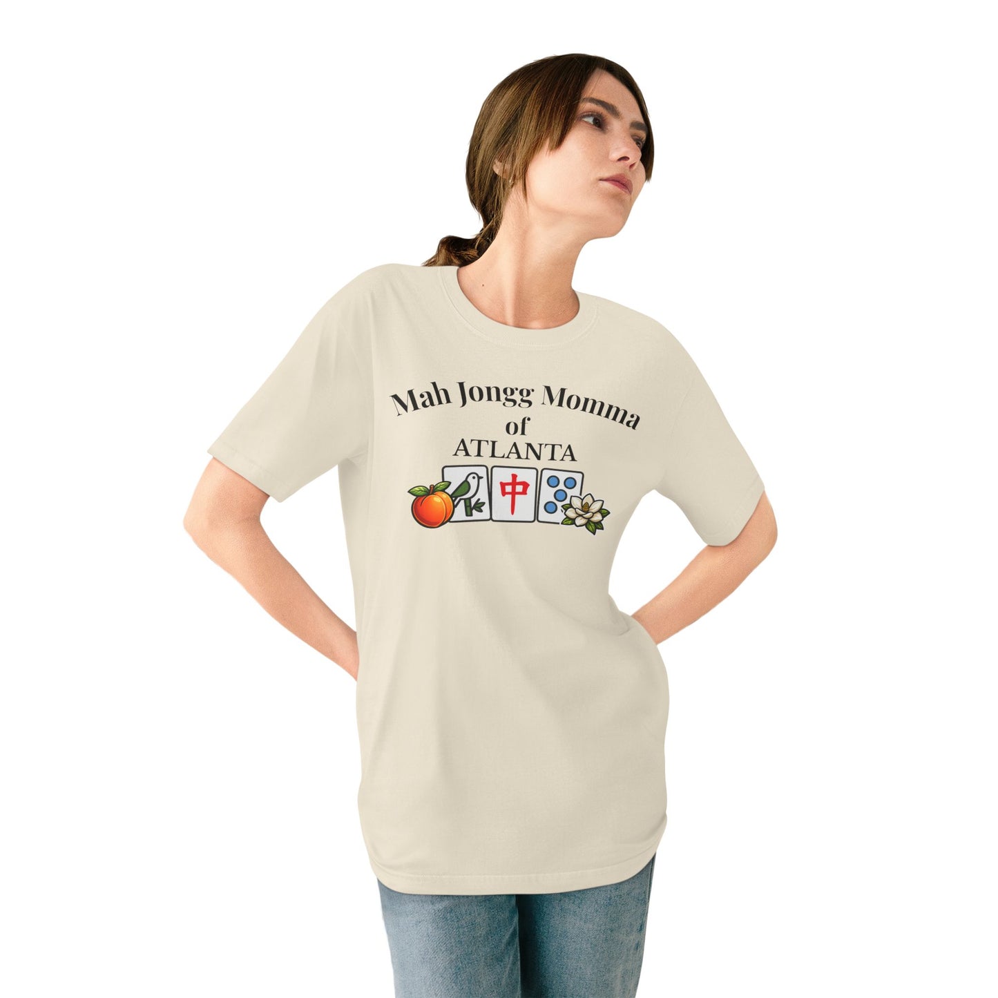 Atlanta Mah Jongg Momma T-Shirt - Mahjong Tiles - for Mah Jongg Game Day