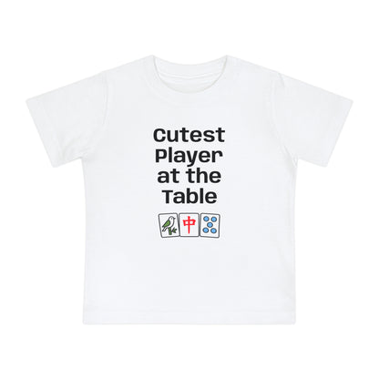 Cutest Player at the Table T-Shirt - Cute Mahjong Infant Tee