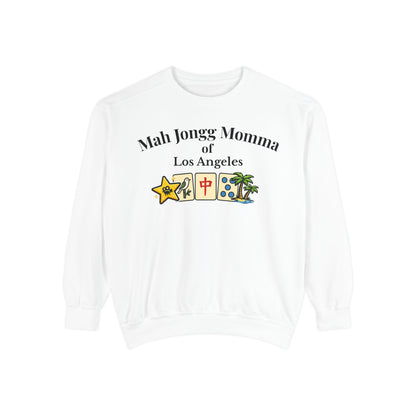 Mah Jongg Momma of Los Angeles Crewneck Sweatshirt - Mahjong Tournament Sweatshirt
