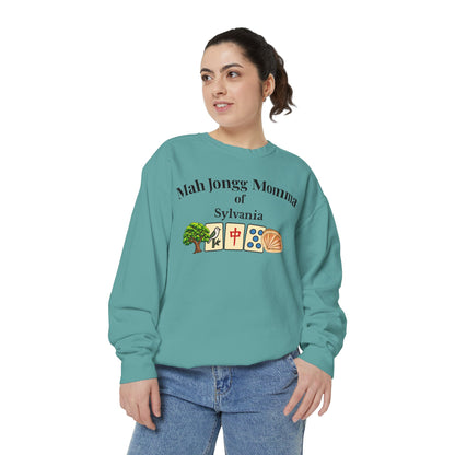Mah Jongg Momma of Sylvania Crewneck Sweatshirt - Mahjong Tournament Sweatshirt