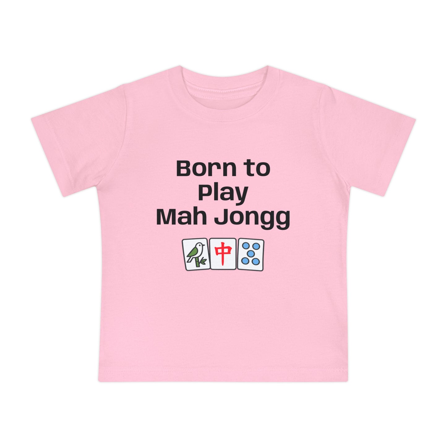 Born To Play Maj Jongg T-Shirt - Cute Mahjong Infant Tee