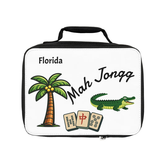 Florida Mah Jongg Insulated Lunch Bag | Mah Jongg Game Day Lunch
