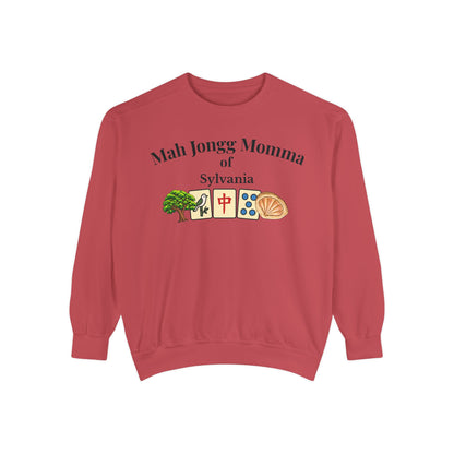 Mah Jongg Momma of Sylvania Crewneck Sweatshirt - Mahjong Tournament Sweatshirt