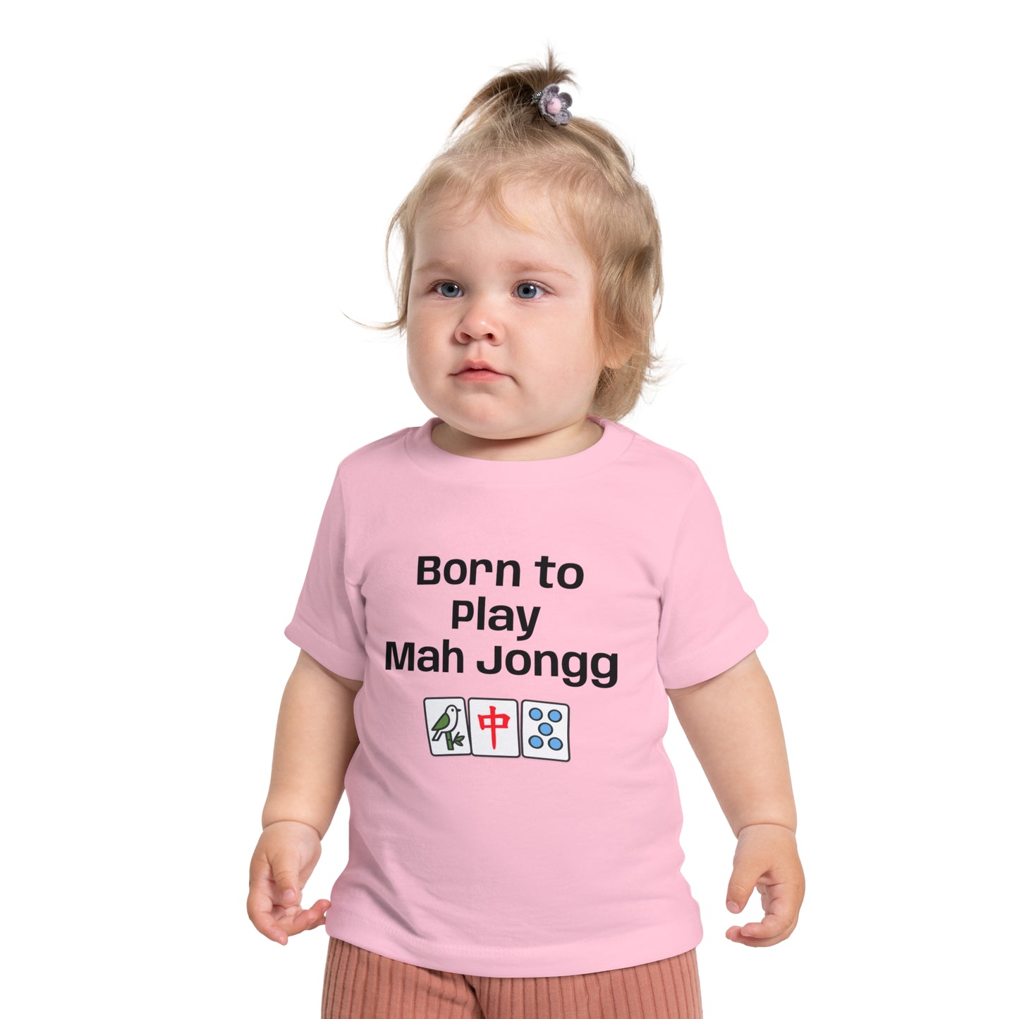 Born To Play Maj Jongg T-Shirt - Cute Mahjong Infant Tee