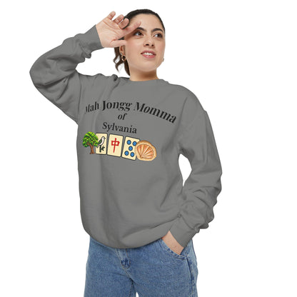 Mah Jongg Momma of Sylvania Crewneck Sweatshirt - Mahjong Tournament Sweatshirt