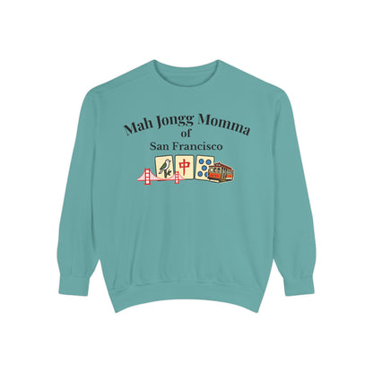 Mah Jongg Momma of San Francisco Crewneck Sweatshirt - Mahjong Tournament Sweatshirt
