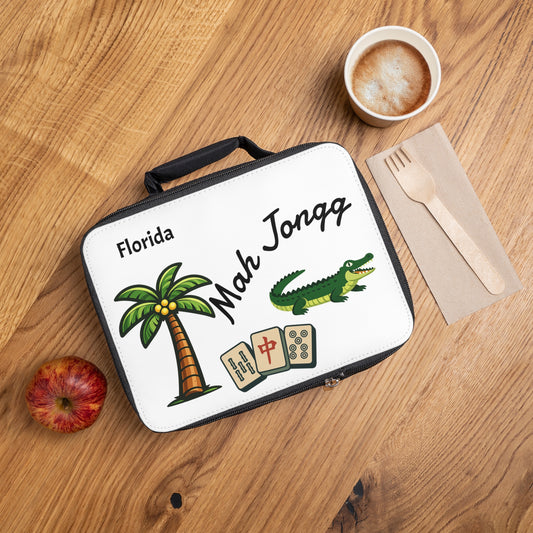 Florida Mah Jongg Insulated Lunch Bag | Mah Jongg Game Day Lunch