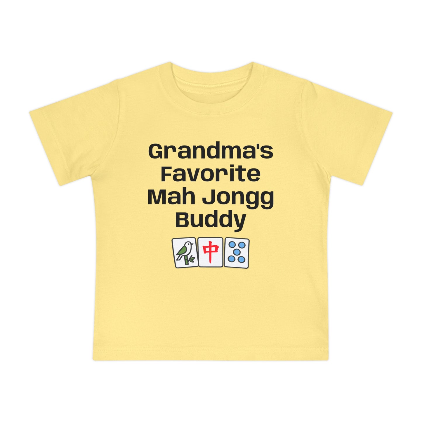 Grandma's Favorite Mah Jongg Buddy T-Shirt - Cute Mahjong Infant Tee