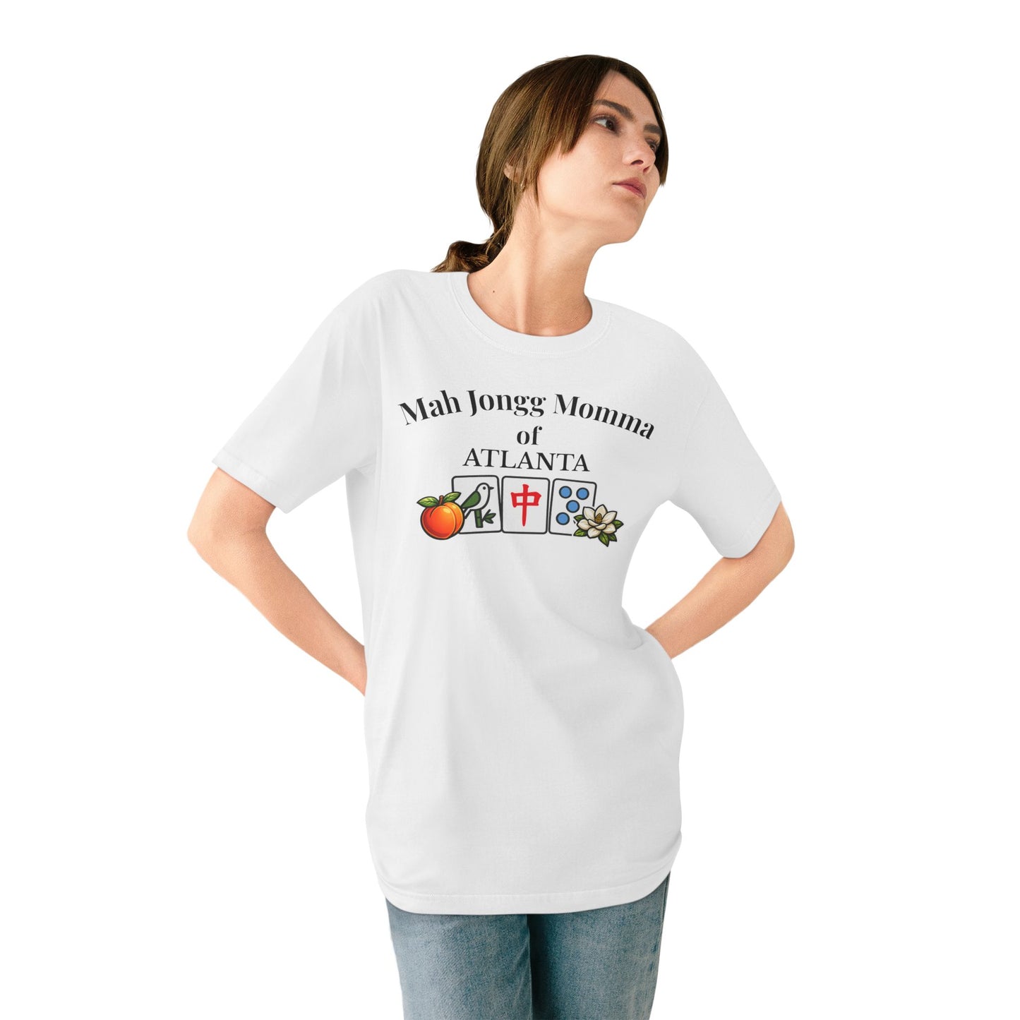 Atlanta Mah Jongg Momma T-Shirt - Mahjong Tiles - for Mah Jongg Game Day