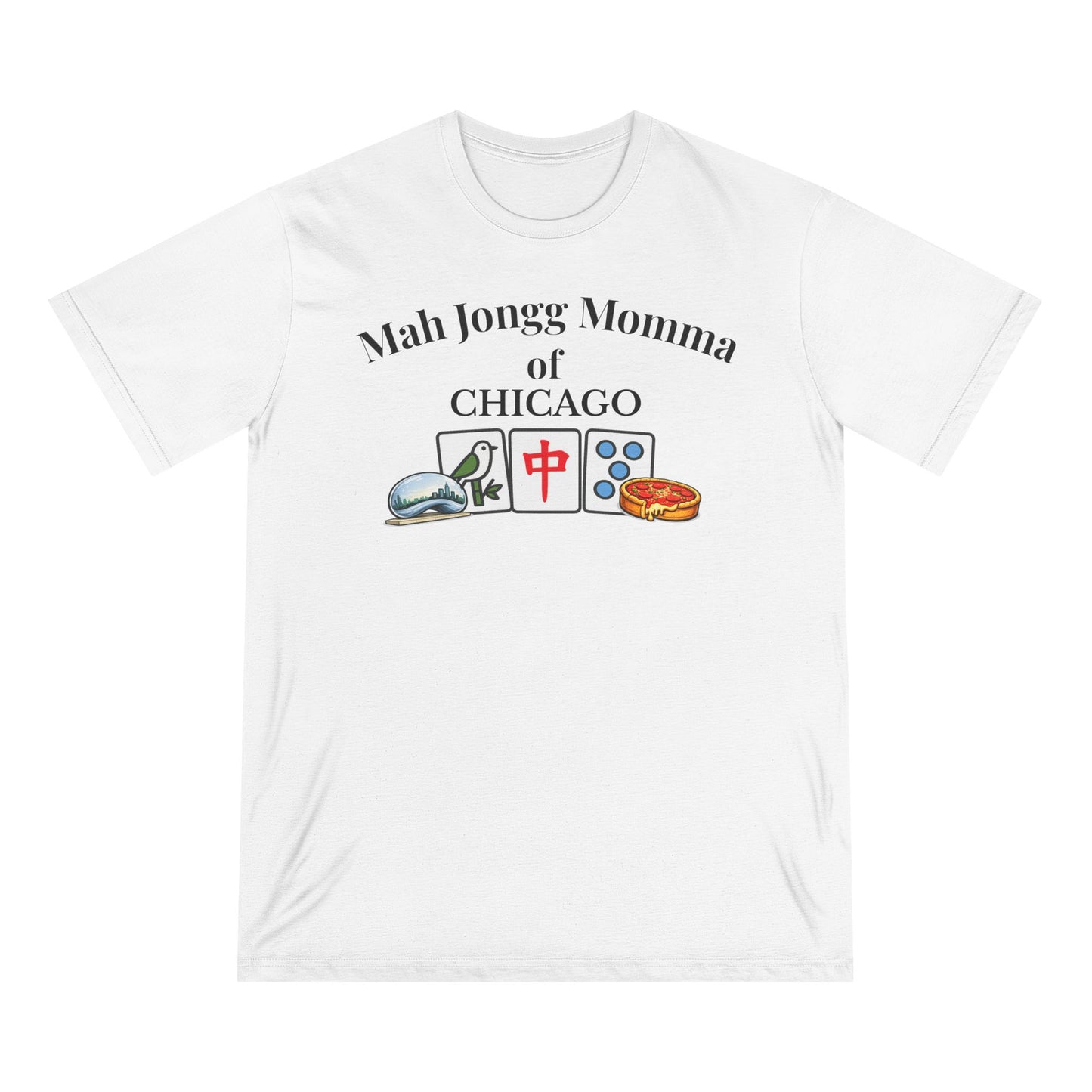 Chicago Mah Jongg Momma T-Shirt - Mahjong Tiles - for Mah Jongg Game Day
