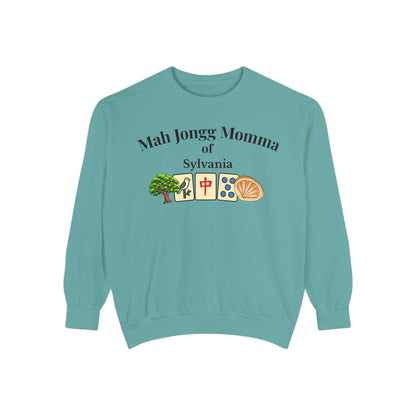 Mah Jongg Momma of Sylvania Crewneck Sweatshirt - Mahjong Tournament Sweatshirt