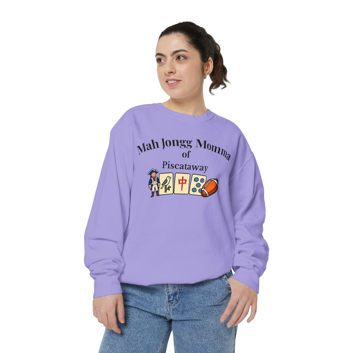 Mah Jongg Piscataway of Baltimore Crewneck Sweatshirt - Mahjong Tournament Sweatshirt
