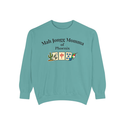 Mah Jongg Momma of Phoenix Crewneck Sweatshirt - Mahjong Tournament Sweatshirt