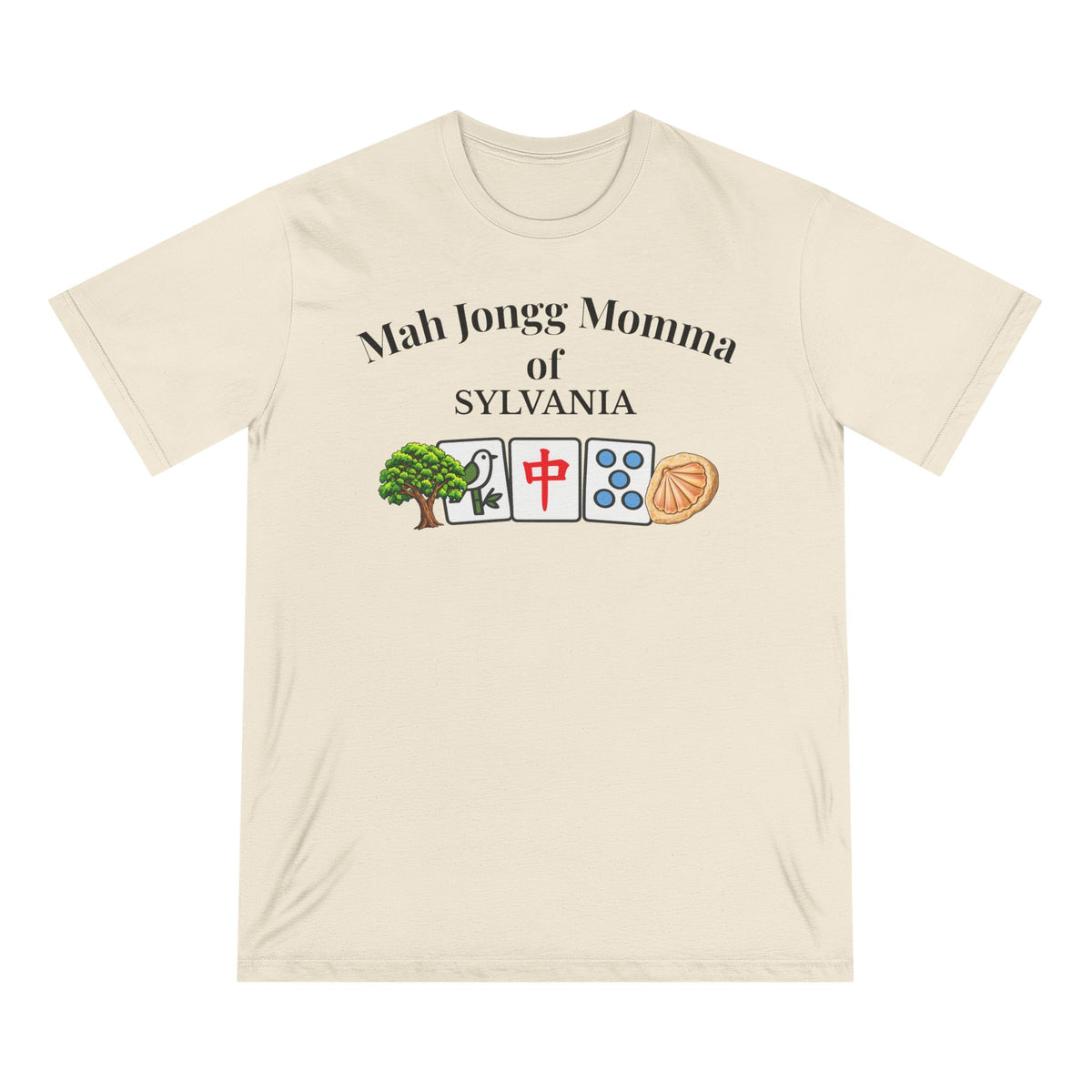 Sylvania Mah Jongg Momma T-Shirt - Mahjong Tiles - for Mah Jongg Game Day
