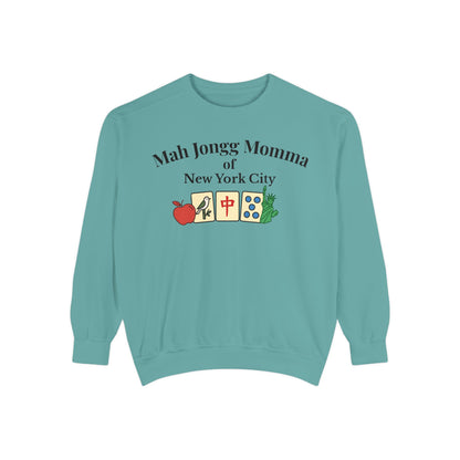 Mah Jongg Momma of New York City Crewneck Sweatshirt - Mahjong Tournament Sweatshirt