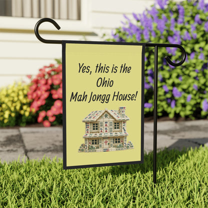 Mah Jongg:"Yes, This Is the Ohio Mah Jongg House!" Yellow Mah Jongg Flag