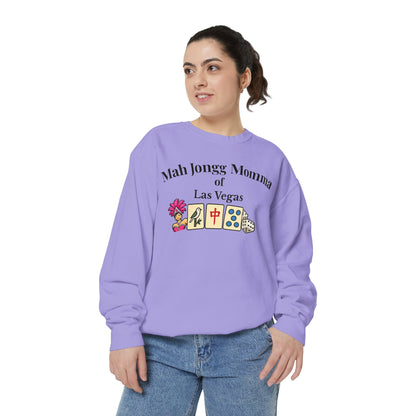 Mah Jongg Momma of Las Vegas Crewneck Sweatshirt - Mahjong Tournament Sweatshirt