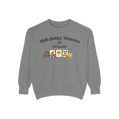 Mah Jongg Momma of Orlando Crewneck Sweatshirt - Mahjong Tournament Sweatshirt
