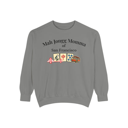 Mah Jongg Momma of San Francisco Crewneck Sweatshirt - Mahjong Tournament Sweatshirt