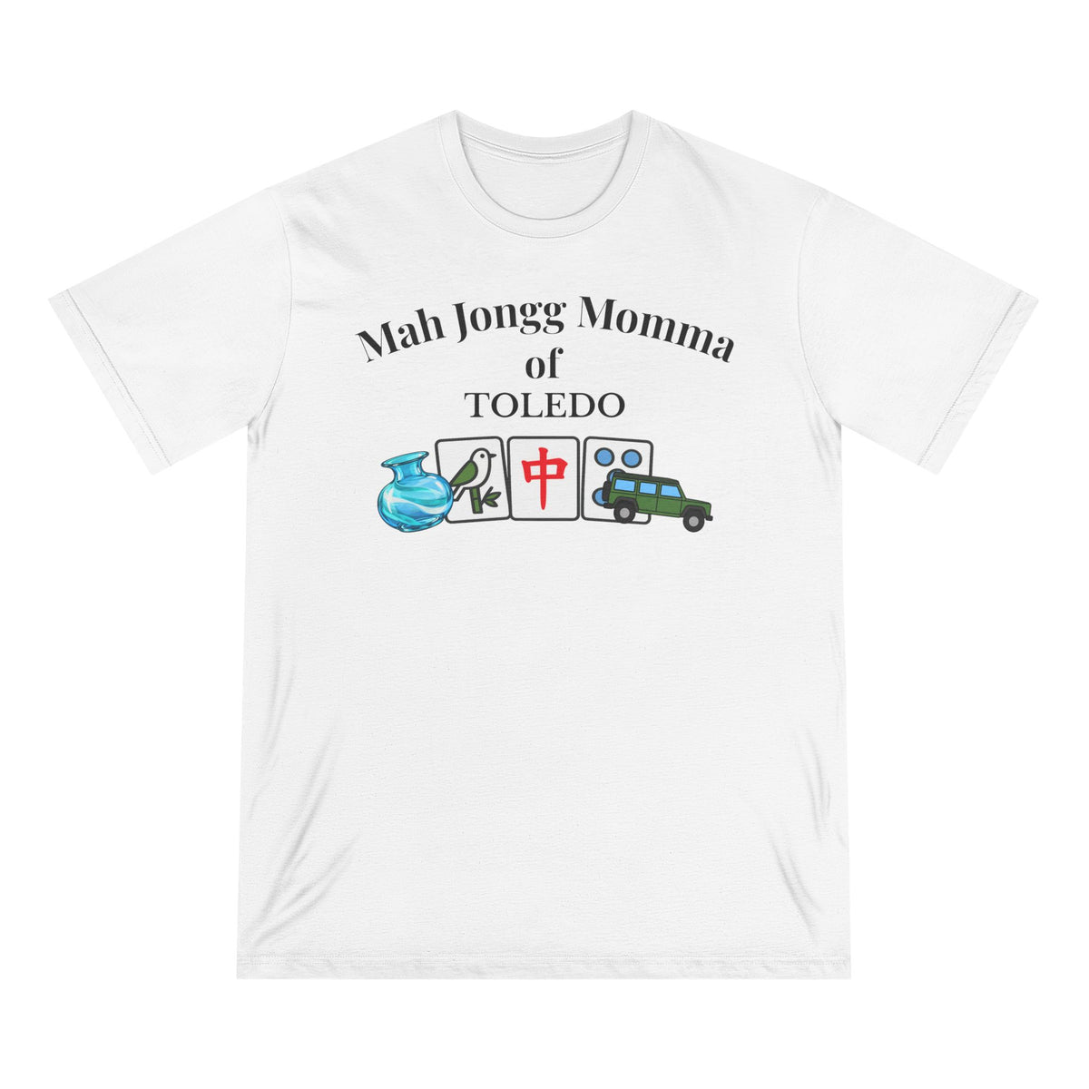 Toledo Mah Jongg Momma T-Shirt - Mahjong Tiles - for Mah Jongg Game Day