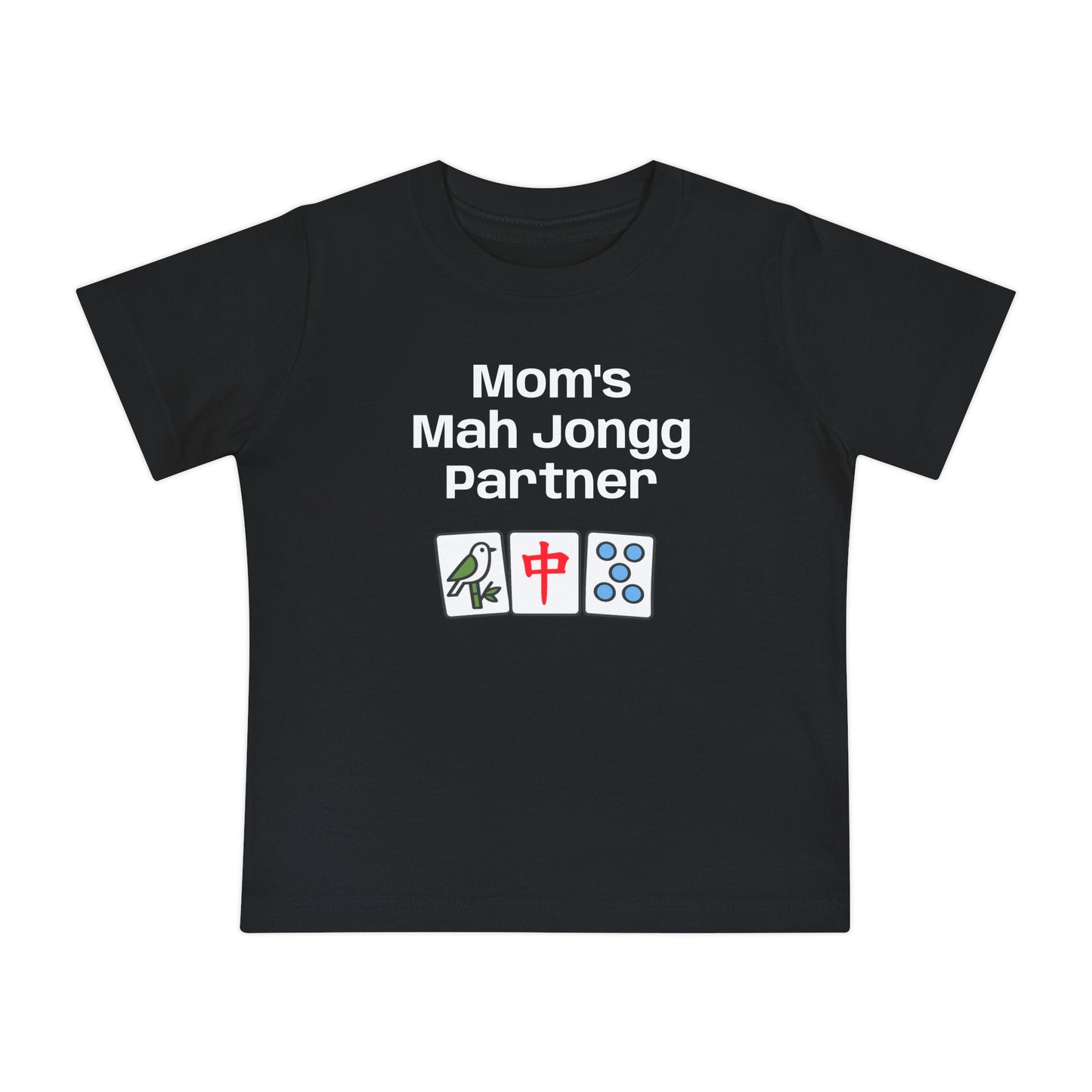 Mom's Mah Jongg Partner T-Shirt - Cute Mahjong Infant Tee