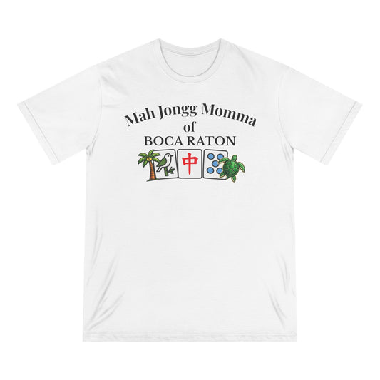 Boca Raton Mah Jongg Momma T-Shirt - Mahjong Tiles - for Mah Jongg Game Day