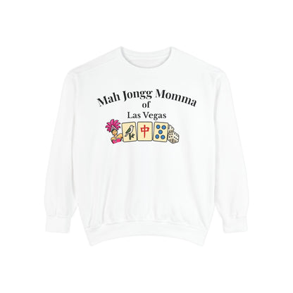Mah Jongg Momma of Las Vegas Crewneck Sweatshirt - Mahjong Tournament Sweatshirt