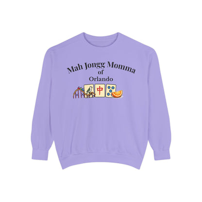 Mah Jongg Momma of Orlando Crewneck Sweatshirt - Mahjong Tournament Sweatshirt