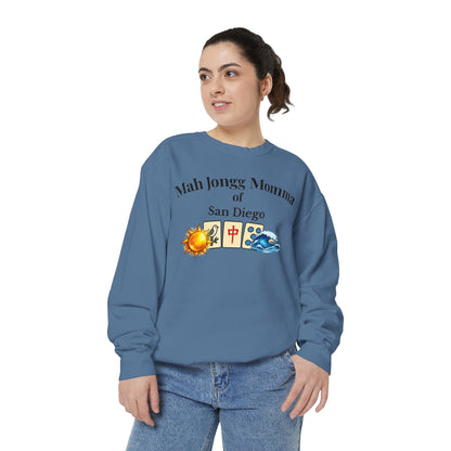 Mah Jongg Momma of San Diego Crewneck Sweatshirt - Mahjong Tournament Sweatshirt