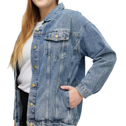 New York City Mah Jongg Women's Denim Jacket - For Mah Jongg Player