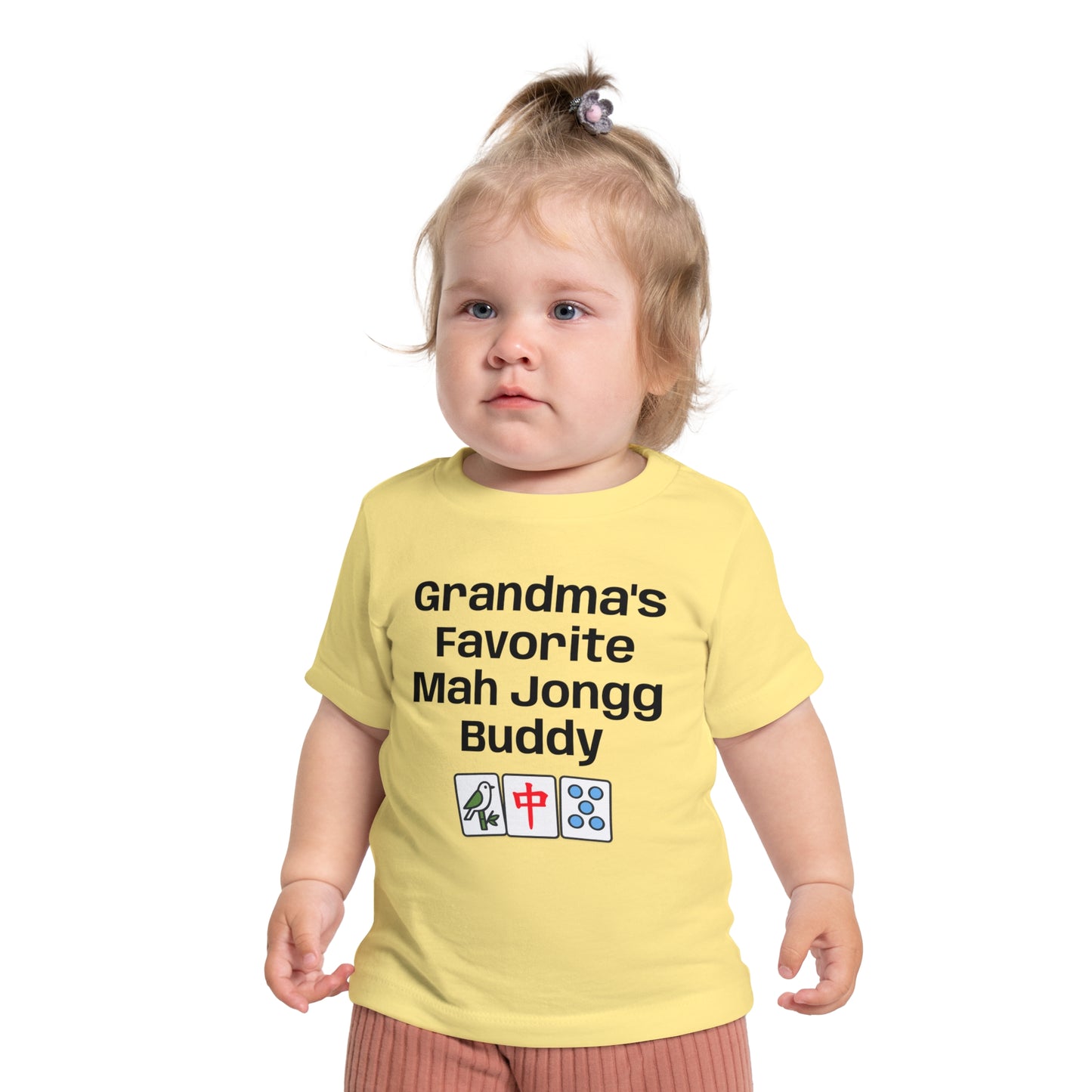 Grandma's Favorite Mah Jongg Buddy T-Shirt - Cute Mahjong Infant Tee