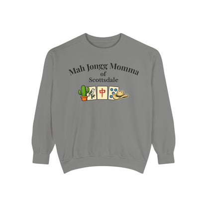 Mah Jongg Momma of Scottsdale Crewneck Sweatshirt - Mahjong Tournament Sweatshirt