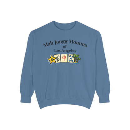 Mah Jongg Momma of Los Angeles Crewneck Sweatshirt - Mahjong Tournament Sweatshirt