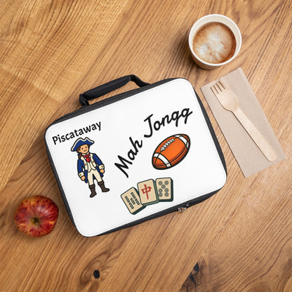 Piscataway Mah Jongg Insulated Lunch Bag | Mah Jongg Game Day Lunch