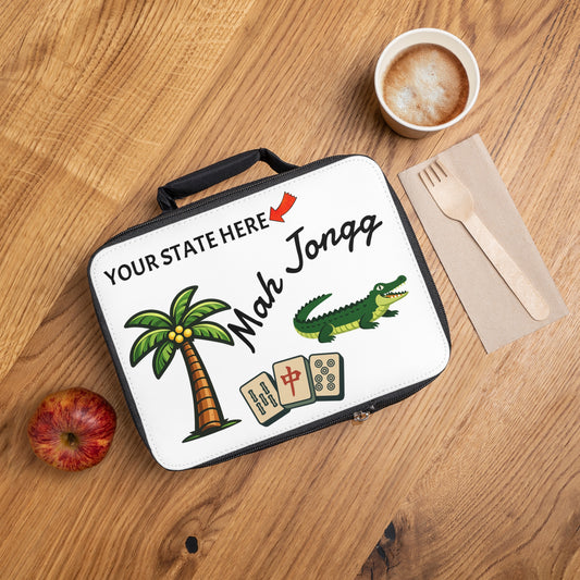 State Mah Jongg Insulated Lunch Bag | Mah Jongg Game Day Lunch