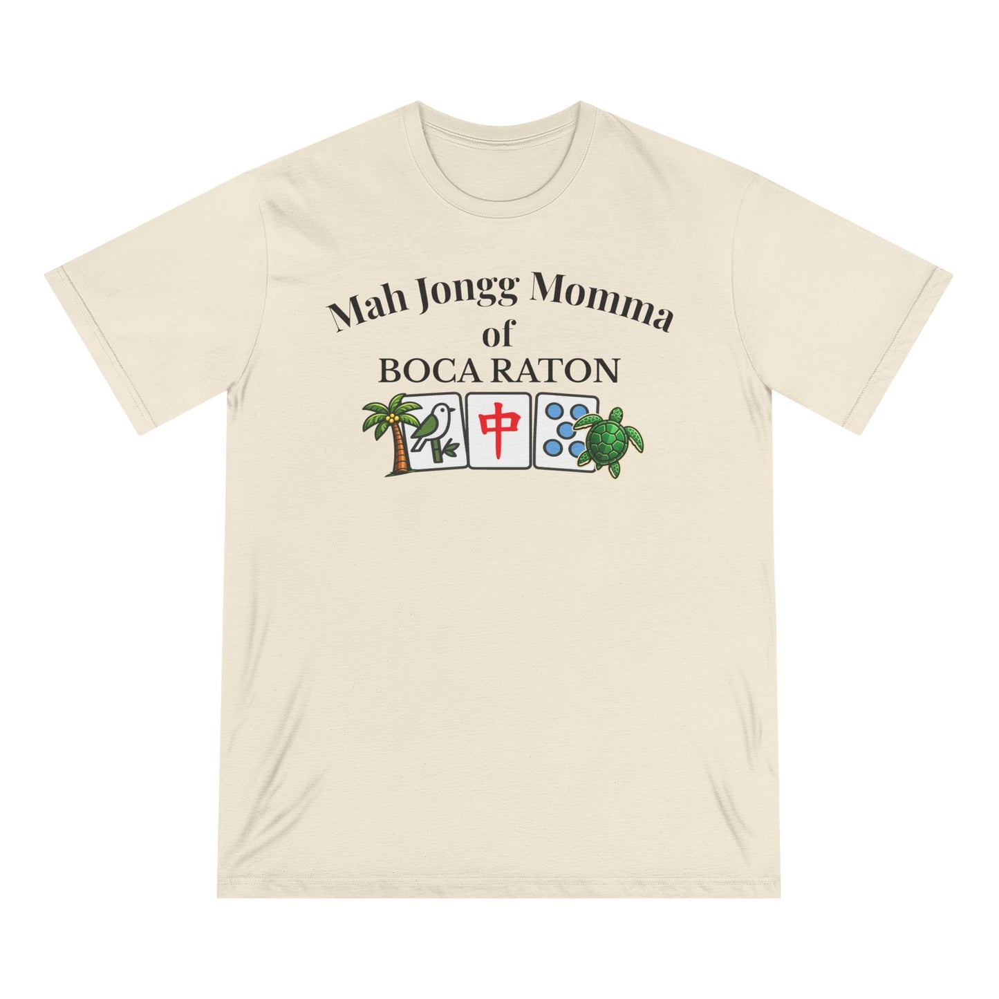 Boca Raton Mah Jongg Momma T-Shirt - Mahjong Tiles - for Mah Jongg Game Day