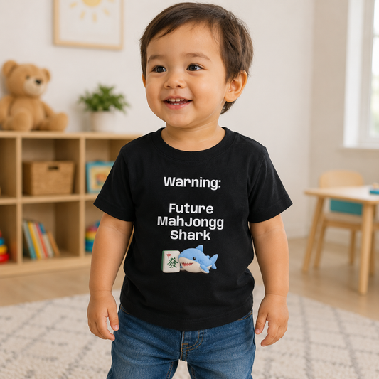 Future Mah Jongg Shark T-Shirt - Cute Mahjong Infant Tee
