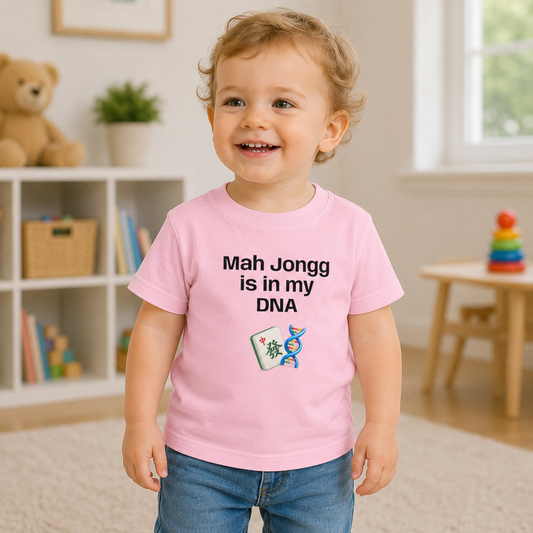 Mah Jongg is in my DNA T-Shirt - Cute Mahjong Infant Tee